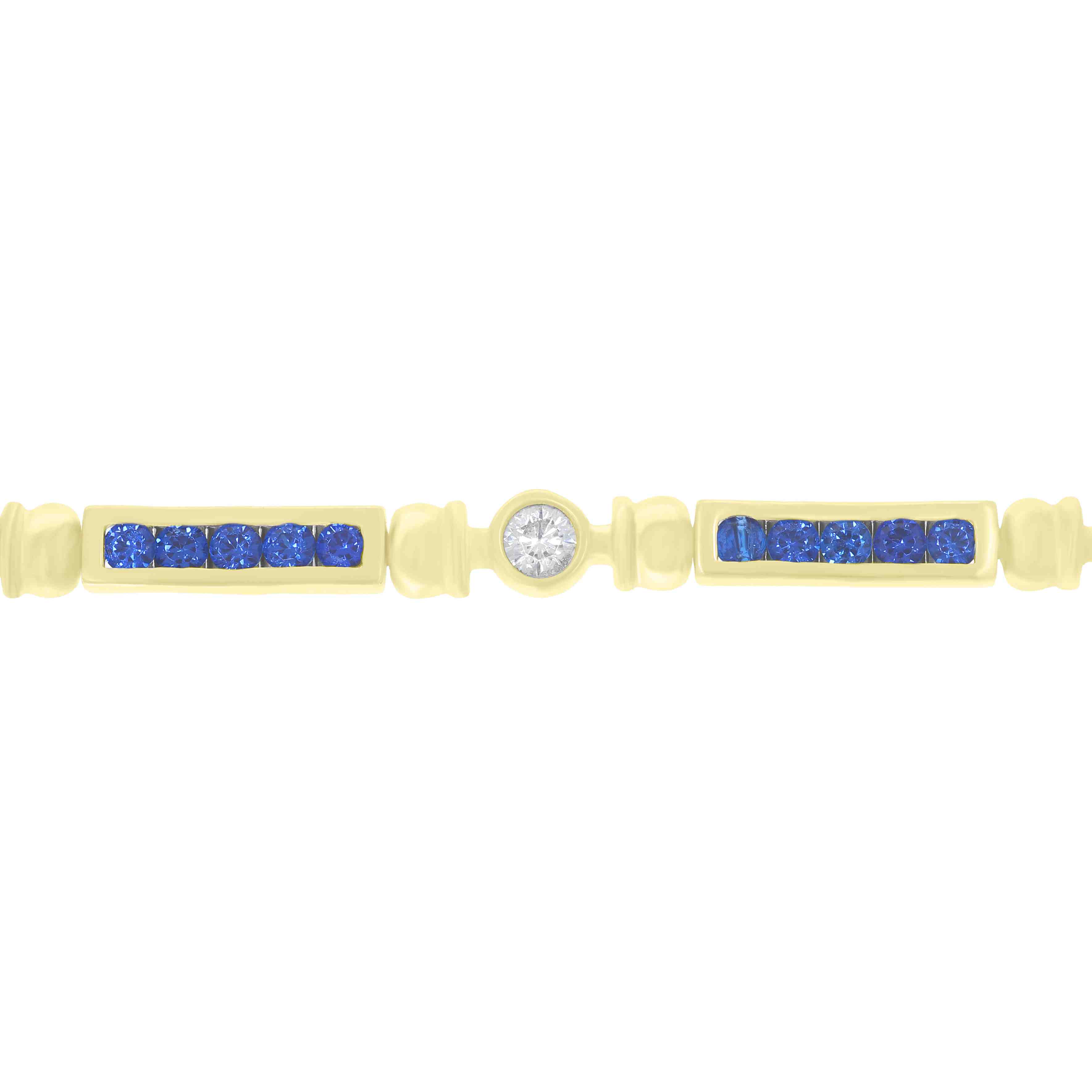 Blue and White Diamond Brecelet BR51046A